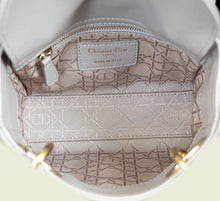 Christian Dior Grey Lady Mini Dior Chain Bag