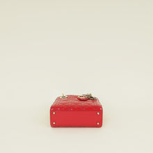 Christian Dior Red Lady Dior Mini Strap Bag