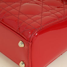 Christian Dior Red Lady Dior Mini Strap Bag