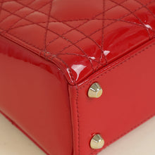 Christian Dior Red Lady Dior Mini Strap Bag