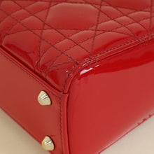 Christian Dior Red Lady Dior Mini Strap Bag
