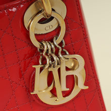 Christian Dior Red Lady Dior Mini Strap Bag
