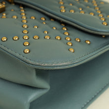 Christian Dior Grey Cannage Studded DiorAddict Flap Bag