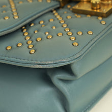 Christian Dior Grey Cannage Studded DiorAddict Flap Bag