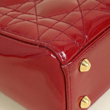 Christian Dior Cherry Red Mini Chain Lady Dior Bag