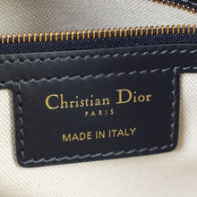 Christian Dior Blue Oblique D-Vibe Medium Bowling Bag