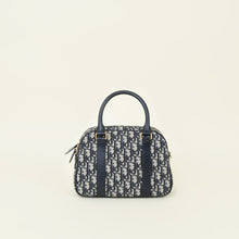 Christian Dior Blue Oblique D-Vibe Medium Bowling Bag