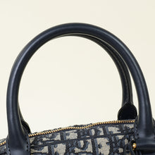 Christian Dior Blue Oblique D-Vibe Medium Bowling Bag