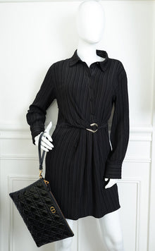 Christian Dior Black Caro Daily Large Pouch