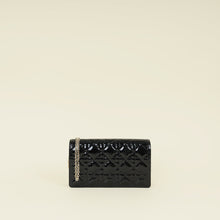 Christian Dior Black Lady Dior Chain Pouch