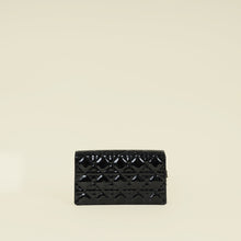 Christian Dior Black Lady Dior Chain Pouch