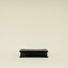 Christian Dior Black Lady Dior Chain Pouch
