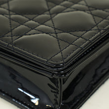 Christian Dior Black Lady Dior Chain Pouch