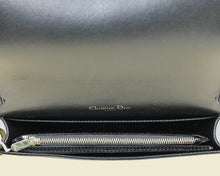 Christian Dior Black Lady Dior Chain Pouch
