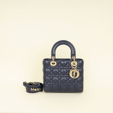 Christian Dior Navy My ABCDior Lady Dior Small Bag