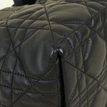 Christian Dior Black Macrocannage Toujours Small Tote Bag