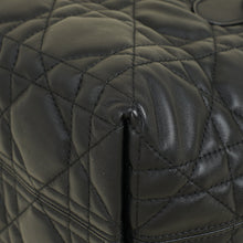 Christian Dior Black Macrocannage Toujours Small Tote Bag