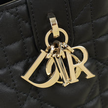 Christian Dior Black Macrocannage Toujours Small Tote Bag