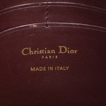 Christian Dior Burgundy Oblique Saddle Chain Pouch