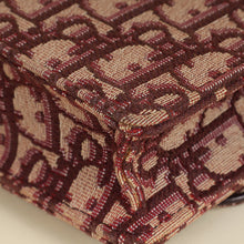 Christian Dior Burgundy Oblique Saddle Chain Pouch