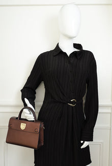 Christian Dior Metallic Brown Diorever Top Handle Mini Bag