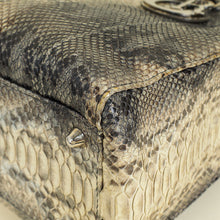 Christian Dior Bicolor Python Lady Dior Large Bag