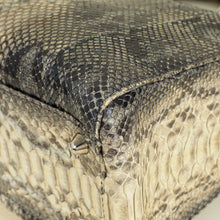 Christian Dior Bicolor Python Lady Dior Large Bag