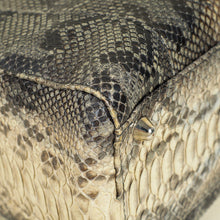 Christian Dior Bicolor Python Lady Dior Large Bag