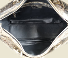 Christian Dior Bicolor Python Lady Dior Large Bag