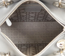 Christian Dior Gray Lady Dior Medium Bag