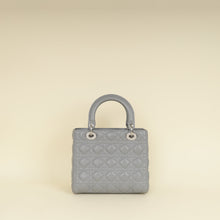 Christian Dior Gray Lady Dior Medium Bag