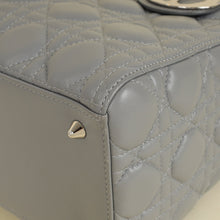 Christian Dior Gray Lady Dior Medium Bag