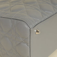 Christian Dior Gray Lady Dior Medium Bag