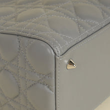 Christian Dior Gray Lady Dior Medium Bag