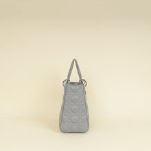 Christian Dior Gray Lady Dior Medium Bag