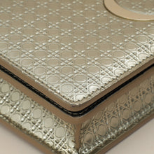 Christian Dior Champagne 30 Montaigne Micro Cannage 2 In 1 Pouch