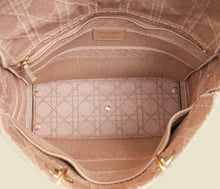Christian Dior Pink Embroidered Lady D-Lite Large Bag