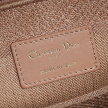 Christian Dior Pink Embroidered Lady D-Lite Large Bag