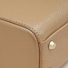 Christian Dior Metallic Beige Embossed Lizard Lady Dior Mini Bag