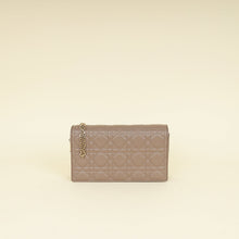 Christian Dior Etoupe Lady Dior Chain Pouch
