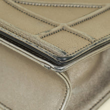 Christian Dior Metallic Olive Diorama Flap Shoulder Bag