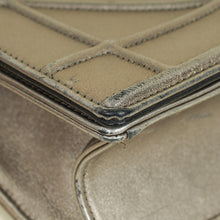Christian Dior Metallic Olive Diorama Flap Shoulder Bag