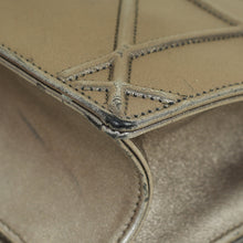 Christian Dior Metallic Olive Diorama Flap Shoulder Bag