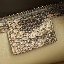 Christian Dior Bicolor Metallic Python Lady Dior medium Bag