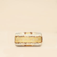 Christian Dior Bicolor Metallic Python Lady Dior medium Bag