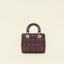 Christian Dior Aubergine My ABCDior Lady Dior Small Bag