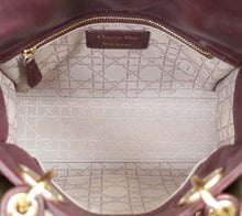 Christian Dior Aubergine My ABCDior Lady Dior Small Bag