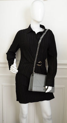 Christian Dior Grey Diorama Flap Shoulder Bag