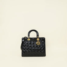 Christian Dior Black Lady Dior Large Bag