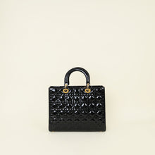 Christian Dior Black Lady Dior Large Bag